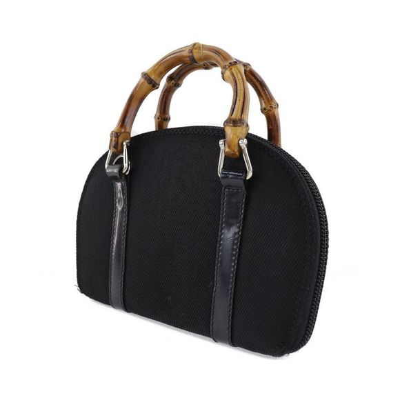 Gucci Bamboo Canvas Shoulder Bag - Picture 3 of 8